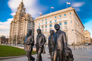 Liverpool pier  - UK cities to visit in summer
